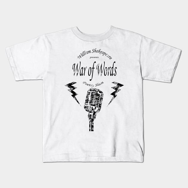 War of Words Kids T-Shirt by Gringoface